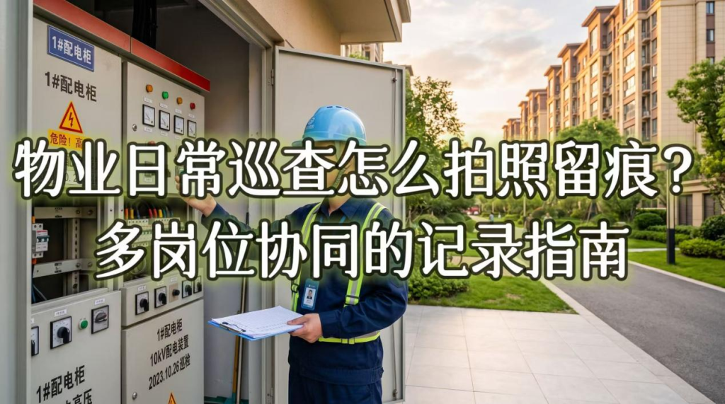 物业日常巡查怎么拍照留痕？多岗位协同的记录指南