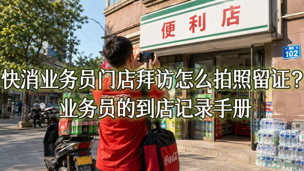 快消业务员门店拜访怎么拍照留证？业务员的到店记录手册