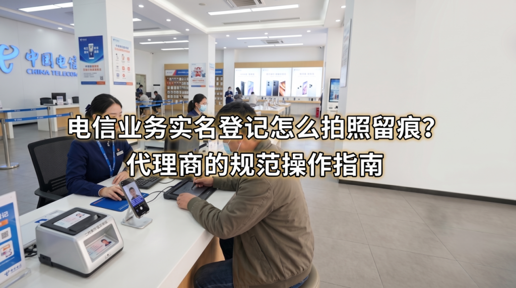 电信业务实名登记怎么拍照留痕？代理商的规范操作指南