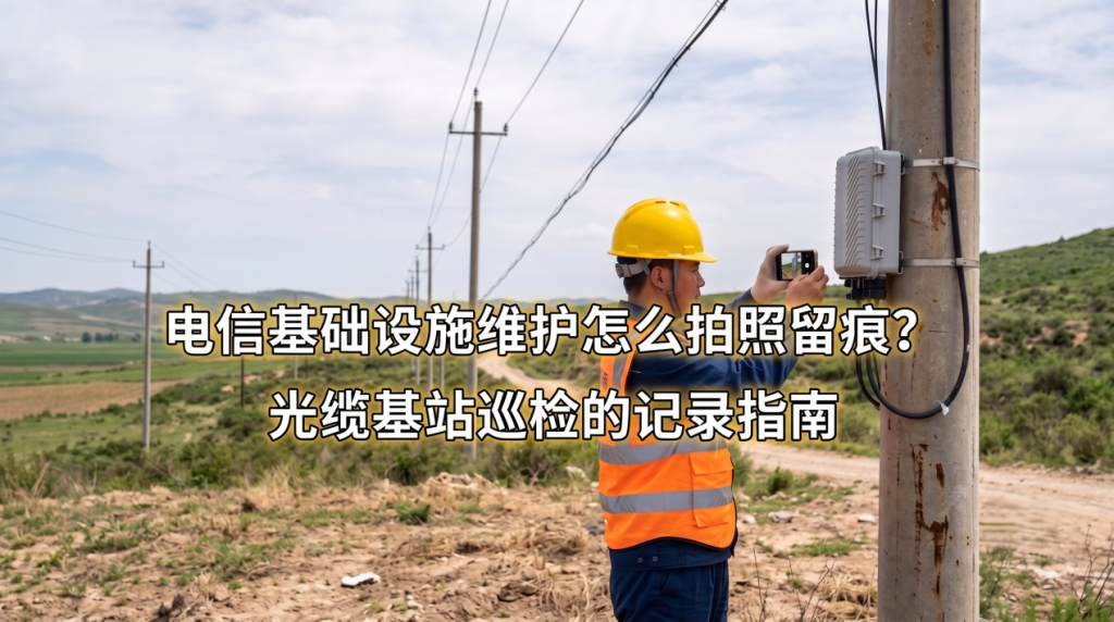 电信基础设施维护怎么拍照留痕？光缆基站巡检的记录指南