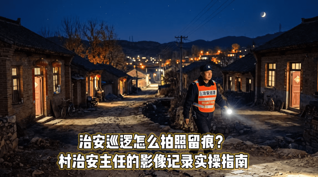治安巡逻怎么拍照留痕？村治安主任的影像记录实操指南