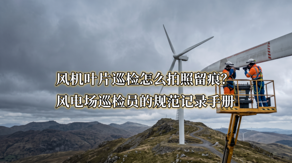 风机叶片巡检怎么拍照留痕？风电场巡检员的规范记录手册