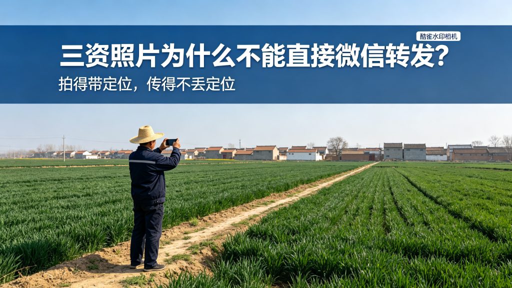 三资照片为什么不能直接微信转发？带定位照片的正确传法