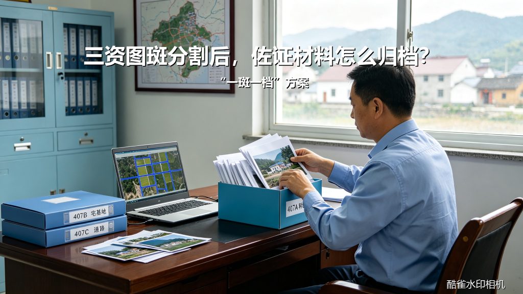 三资图斑分割后，佐证材料怎么归档？”一斑一档”方案